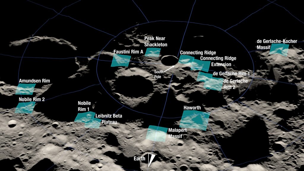 NASA Announces Artemis Lunar Landing Zones