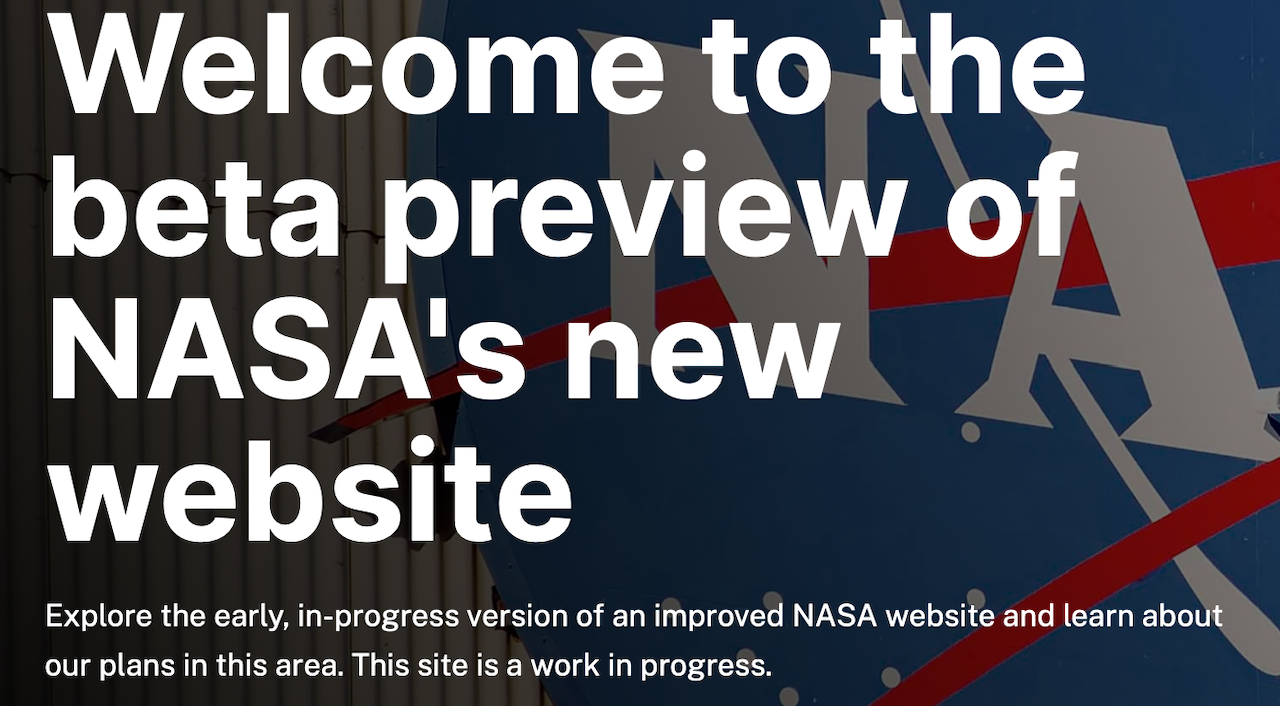 NASA Asked Me To Review Their New Website