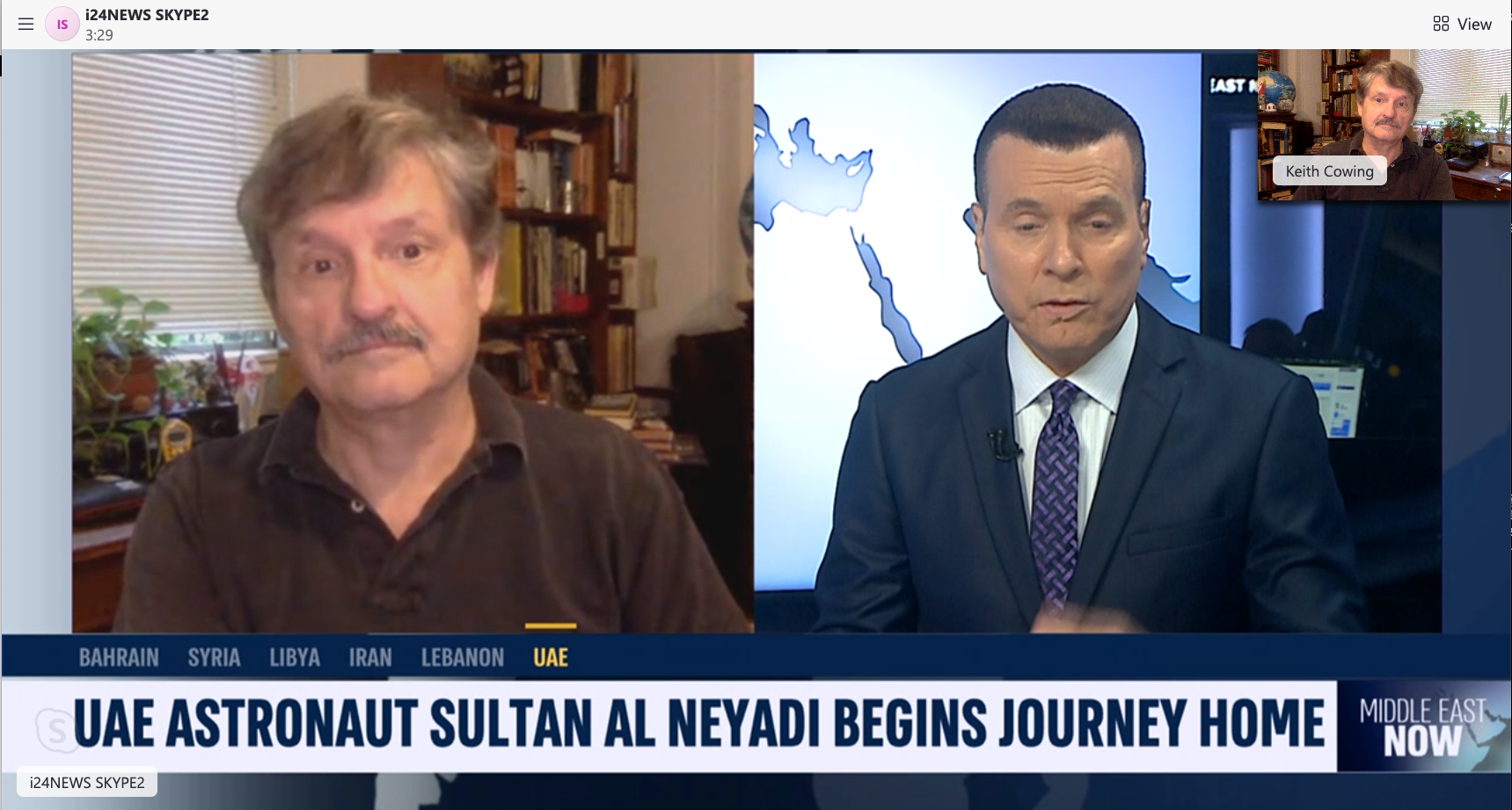 Talking About UAE’s Sultan Alneyadi On Israeli TV