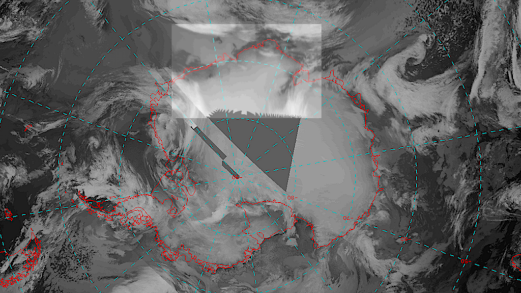 Bad Weather At Lake Untersee, Antarctica