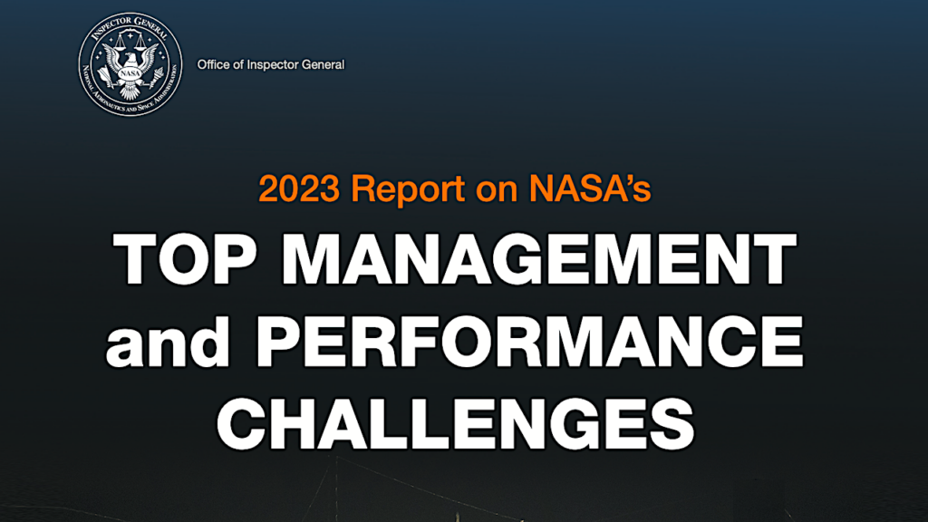 Annual NASA OIG Report: Great Science – Poor Project Management