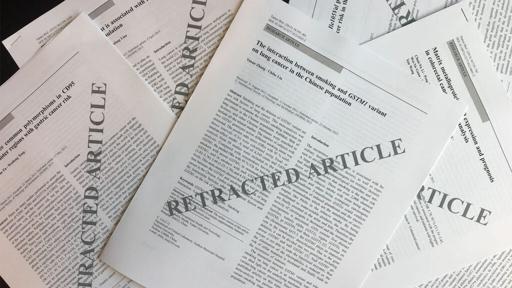 Retraction Of Scientific Papers Begins