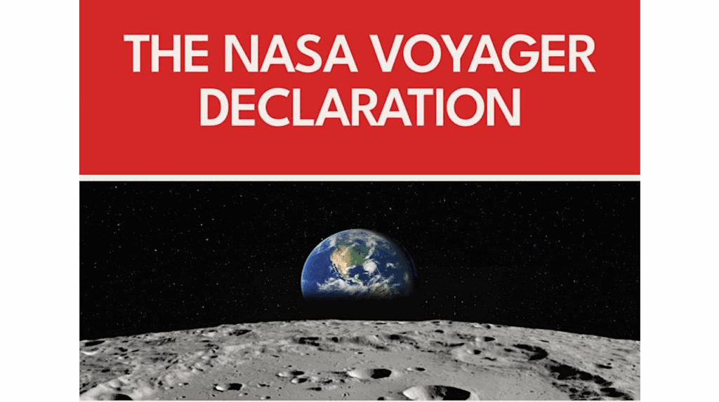 The NASA Voyager Declaration