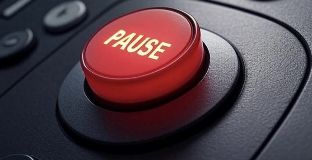 Time For A Pause
