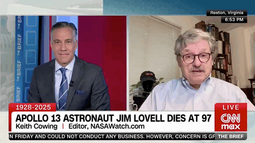 NASAWatch on CNN /HBO Max: Ad Astra Jim Lovell