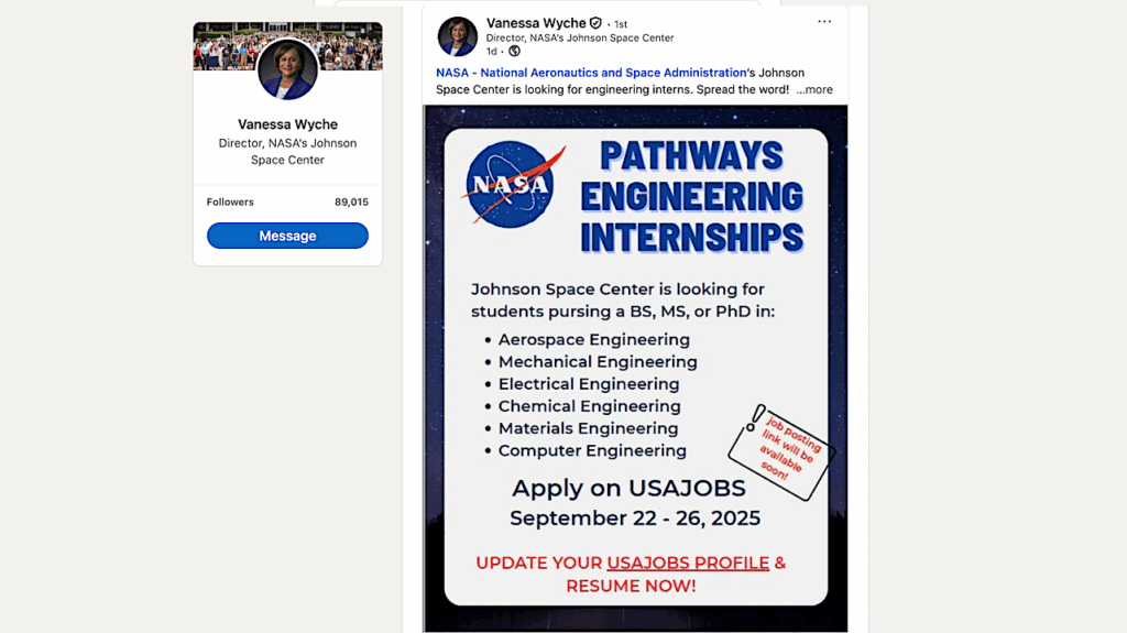 Can NASA Fill Their Expertise Gap With Interns?