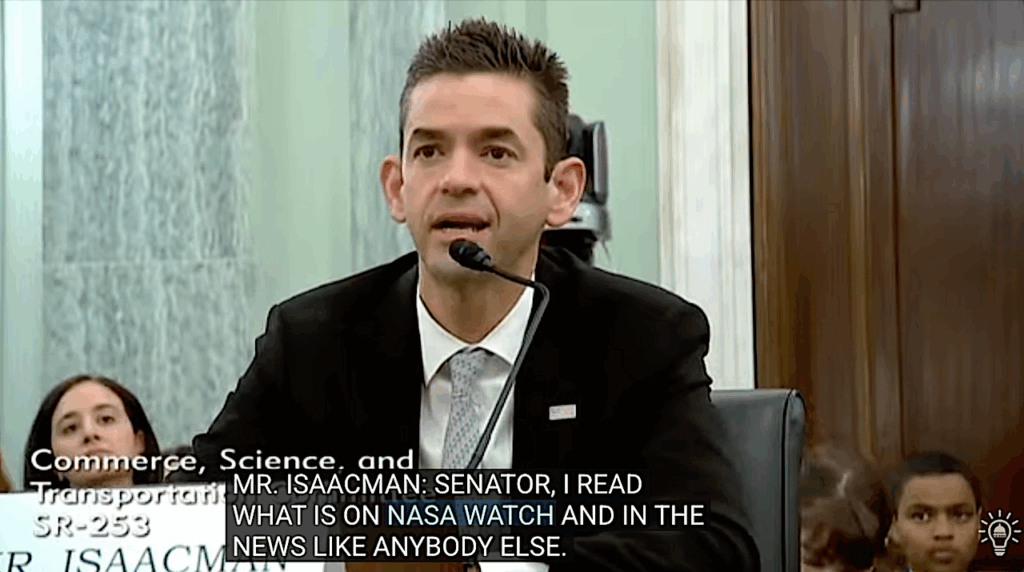 Isaacman Confirmation Hearing 2.0