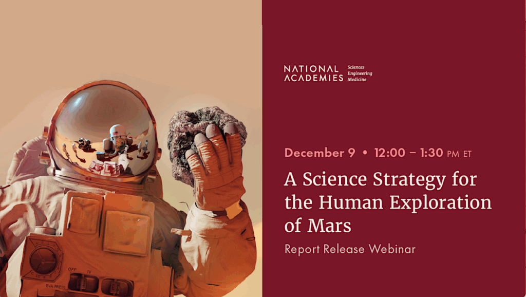 New Academy Report: Science On Mars