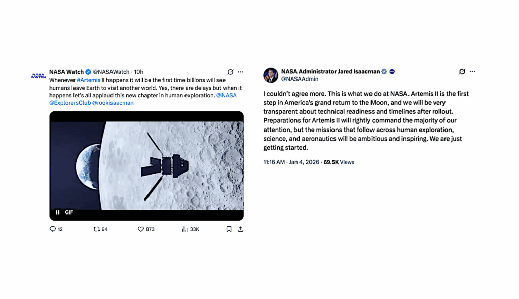 Uh Oh. If @NASAWatch and @NASAAdmin agree on something …