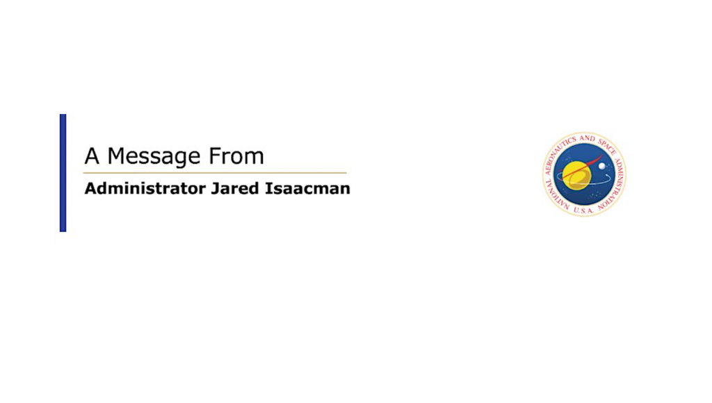 A Message From Administrator Jared Isaacman (Starliner)