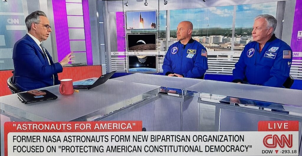Astronauts for America On CNN And NBC
