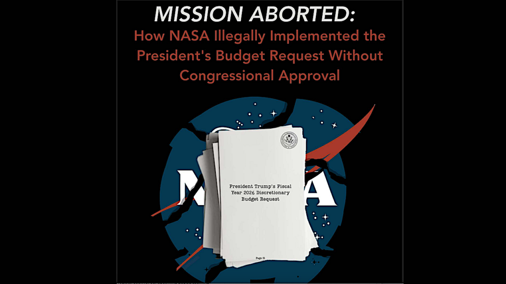 Report: Illegal Implementation of Trump’s FY2026 Budget Request Without Congressional Approval