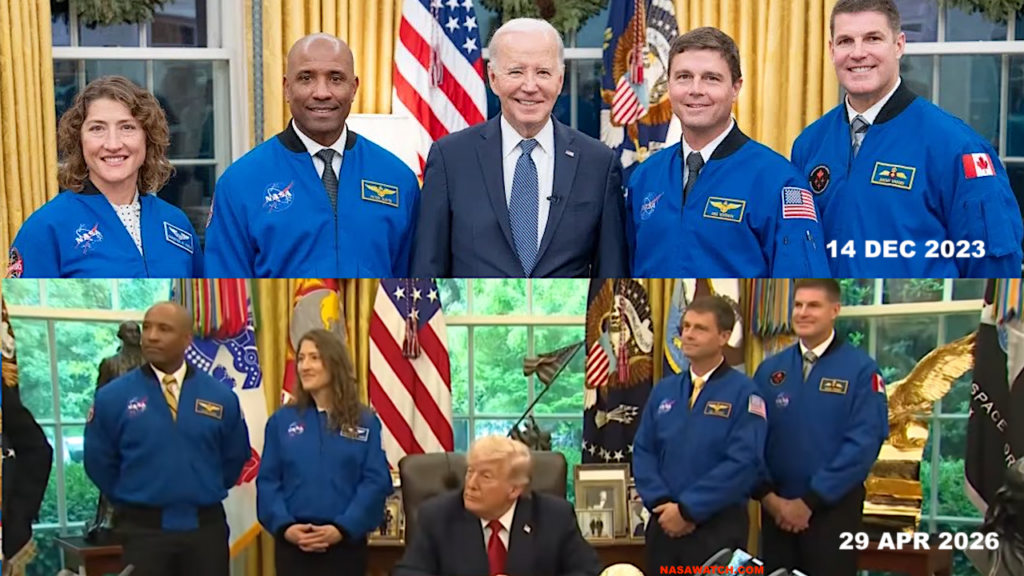 Artemis II Crew Visits The White House – Again