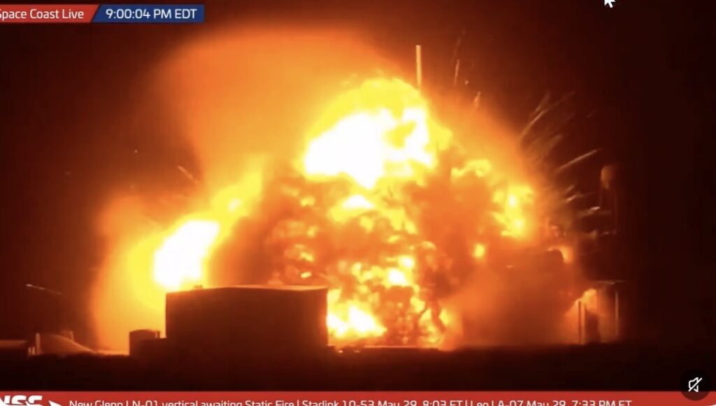 Blue Origin’s New Glenn Rocket Exploded